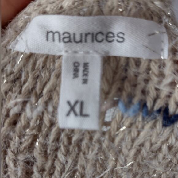 Maurices Tinsel Stitch Sweater Size XL - Picture 5 of 14